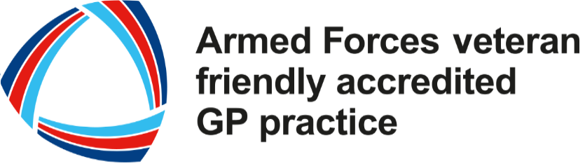 Armed Forces veteran friendly accredited GP practice